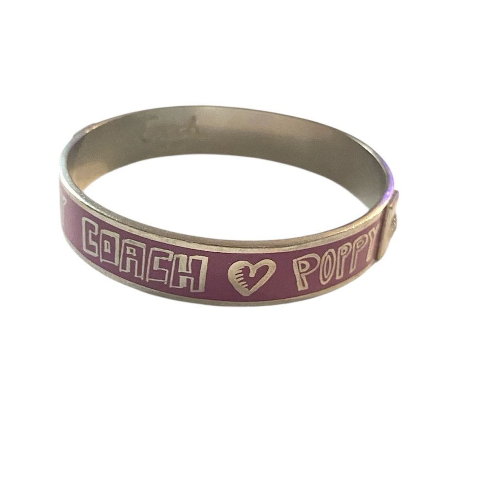 Coach Poppy Pink Bracelet